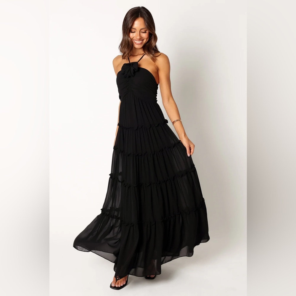Petal & Pup Black Maxi Dress . one large and one XL.  Specify size . 55 EACH